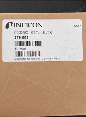 议价Inficon真空压力测器 CDG250G 0.1Torr压力测器 8-VCR