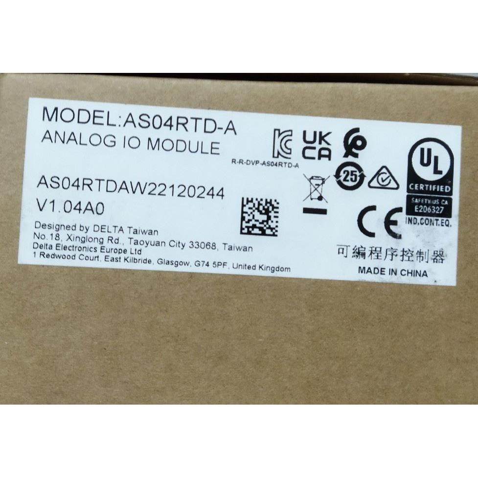 台达AS04RTD-A台达可编程扩展模块