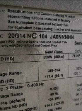 议价20BC030A3AYNAEC0 罗克伟尔变频器