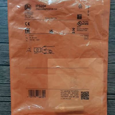 议价 IFM易福门 IFS204 传器