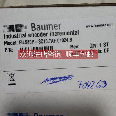 议价Baumer 宝盟编码器 EIL580P-SC10.7AF.01024. B