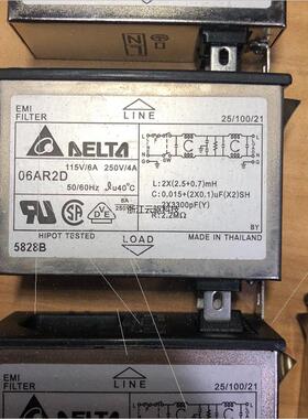议价台达06AR2D EMI FILTER 6A 250V 电源