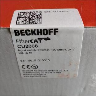 CU2016EtherCAT以太网交 议价倍福Beckhoff CU1128 CU2005 CU2008