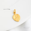 7#11.5x18mm leaf dumb gold pendant [1]