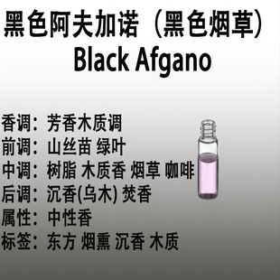 黑色阿夫加诺（黑色烟草）香水香精 Black Afgano