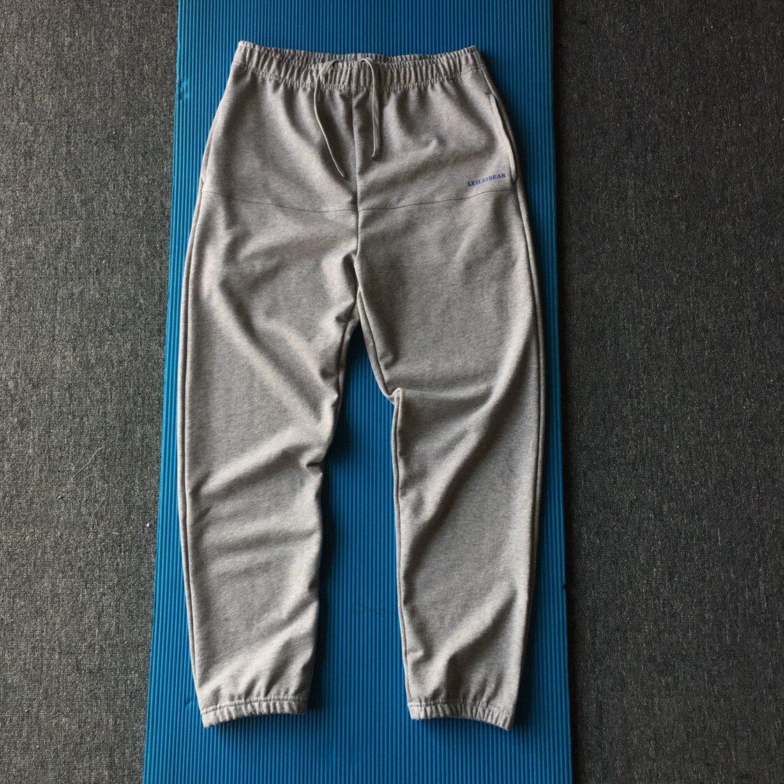 特价清仓外贸原单男纯棉毛圈运动休闲卫裤大码直筒束脚口春秋长裤