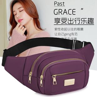 2025新款 高档腰包女士外出大容量手机包摆摊做生意收钱包 多层时尚