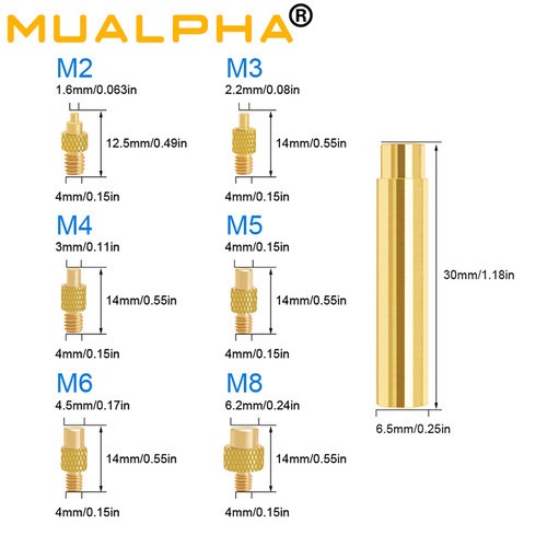 MUALPHA熔螺母压头七件套盒装