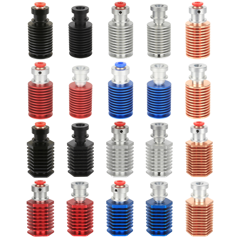 3D打印机配件 e3d v6喷头全金属散热管 远近程散热器快插头1.75mm