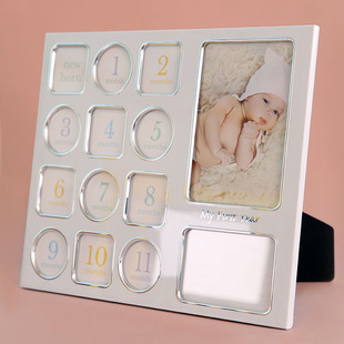 宝宝成长相框摆台记录儿童12个月一周岁挂墙定制纪念myfirstyear