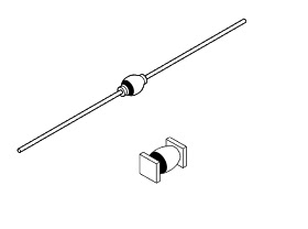 国之航 1N5806   2CZ5806 二极管 玻璃钝化封装  耐高低温 性能强