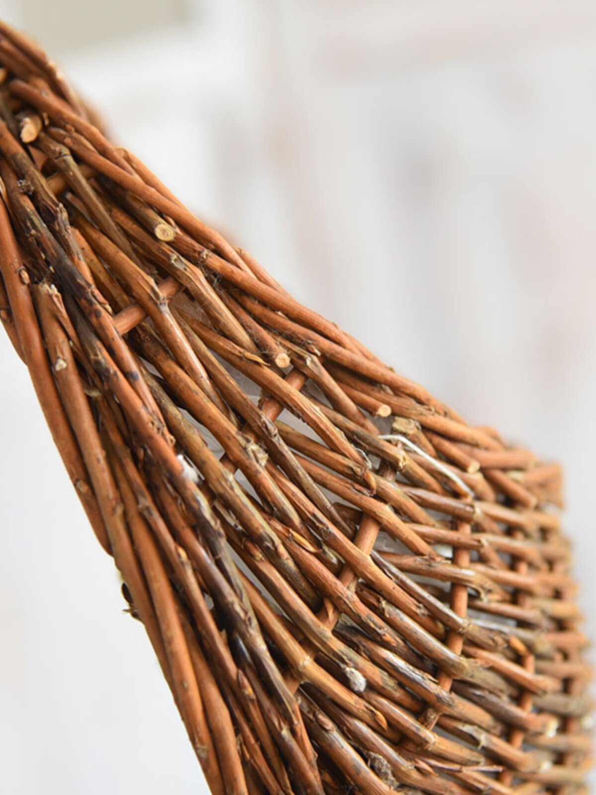 짠 화분 벽걸이 대나무 바구니 벽걸이 꽃바구니 발코니 등나무 걸이 난초 대나무 바구니 대나무 바구니