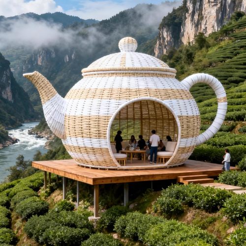 藤编小屋编织小房子编织房子