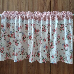 隔断帘 布帘 橱柜门帘 风格 尺寸可定做B89 韩式 短窗帘