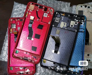 拆机带框屏幕总成 华为nova4 荣耀v20触摸液晶显示带框屏幕总成
