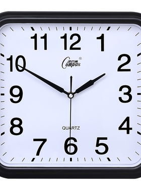 康巴丝钟表静音挂钟客厅挂墙现代简约大气挂表时尚时钟家用石英钟