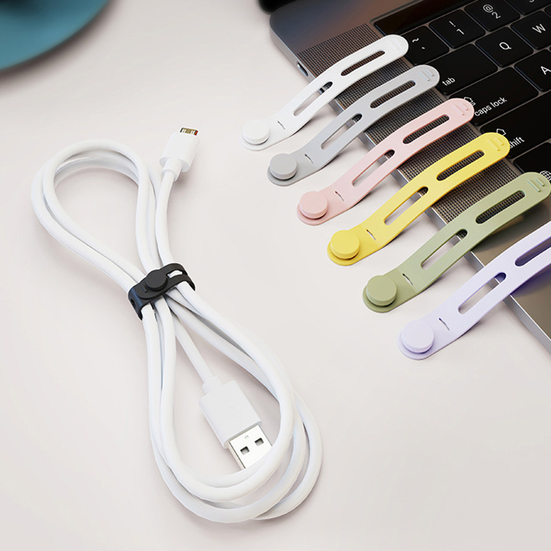 小扎带数据线理线器耳机绕线器