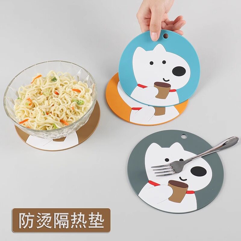 卡通隔热垫餐垫杯垫碗垫菜盘垫餐桌垫家用耐高温防烫垫桌面盘子垫