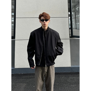 男女cleanfit休闲百搭宽松立领西装 垫肩夹克秋季 外套 EMMA美式 FOG