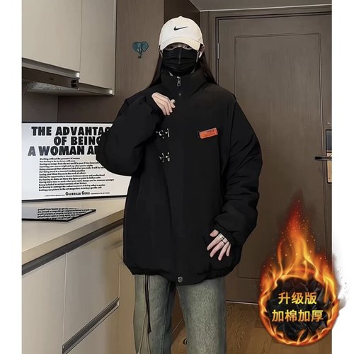 FOG EMMA新中式国潮棉服冬季潮牌保暖冲锋衣男女同款立领棉衣外套