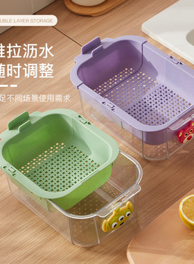 家用可伸缩果盘客厅茶几零食糖果分装水果盘糖果盒瓜子干果收纳盒