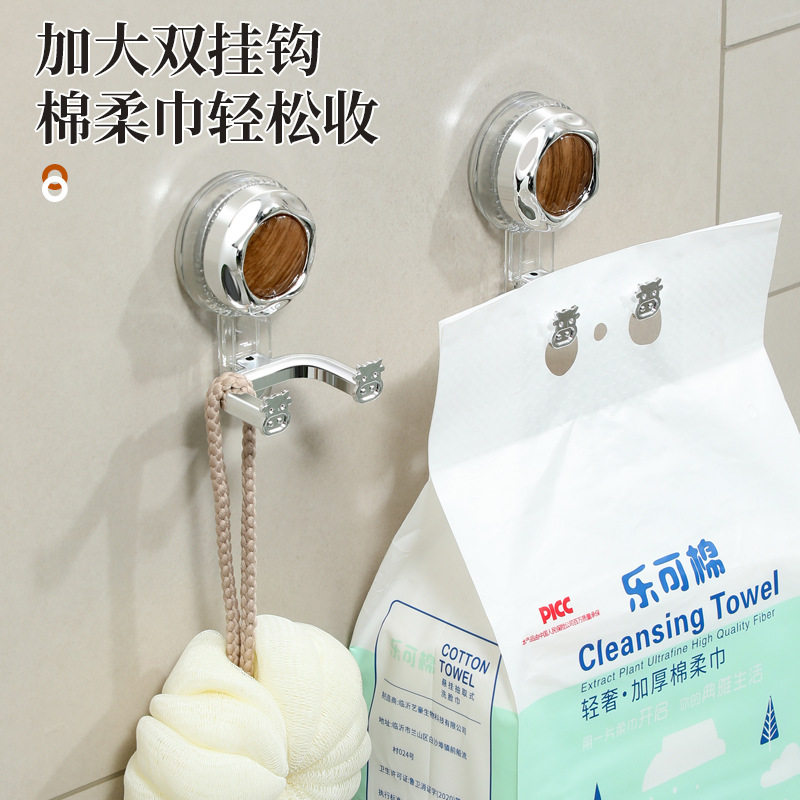 吸盘挂钩免打孔强力承重门后厨房浴室多功能壁挂式无痕儿童挂粘钩图片
