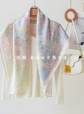 真丝丝巾大方巾女桑蚕丝