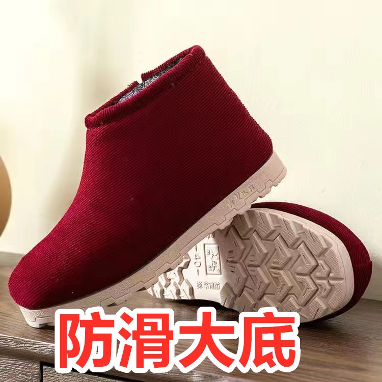 恩施传统手工老式棉鞋冬季保暖