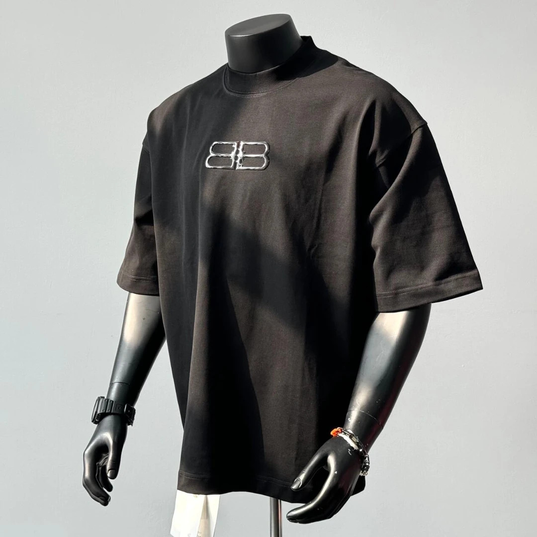 CLEARANCE AND LEAKAGE FOREIGN TRADE TAIL GOODS SURPLUS TIDE BRAND OVERSIZE COTTON PRINTED SHORT-SLEEVED T-SHIRT UNI TOP