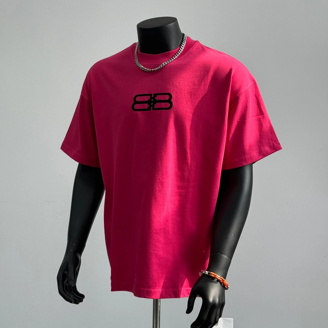 CLEARANCE AND LEAKAGE FOREIGN TRADE TAIL GOODS SURPLUS TIDE BRAND OVERSIZE COTTON PRINTED SHORT-SLEEVED T-SHIRT UNI TOP