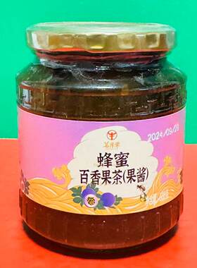 临期特价葛厚荣蜂蜜百香果茶500g瓶装方便冲调饮品果肉茶烘焙果酱