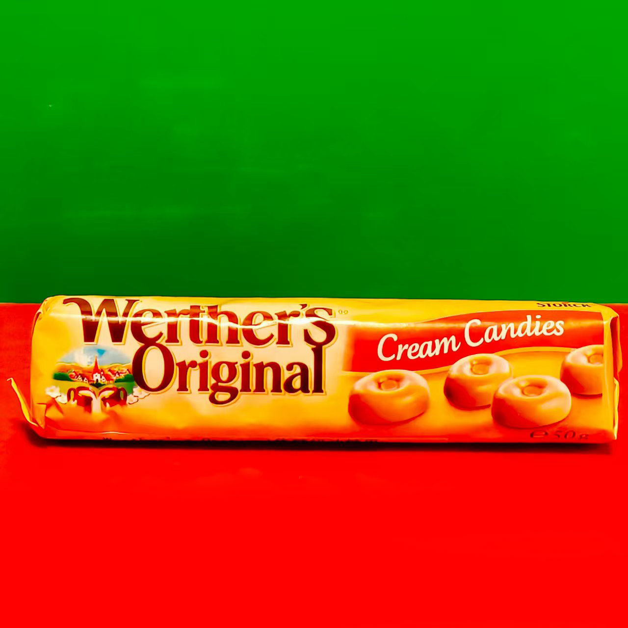临期价 德国进口Werther's Original焦糖奶油糖果50g条装糖果零食