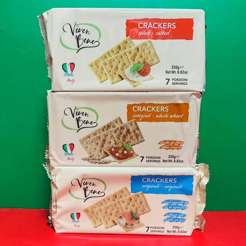临期特价 意大利进口味贝尼原味饼干250g 下午茶休闲零食发酵饼干