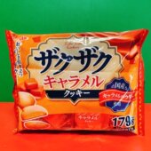 临期特价 日本进口富璐达焦糖味脆香曲奇饼干170g袋装 下午茶零食