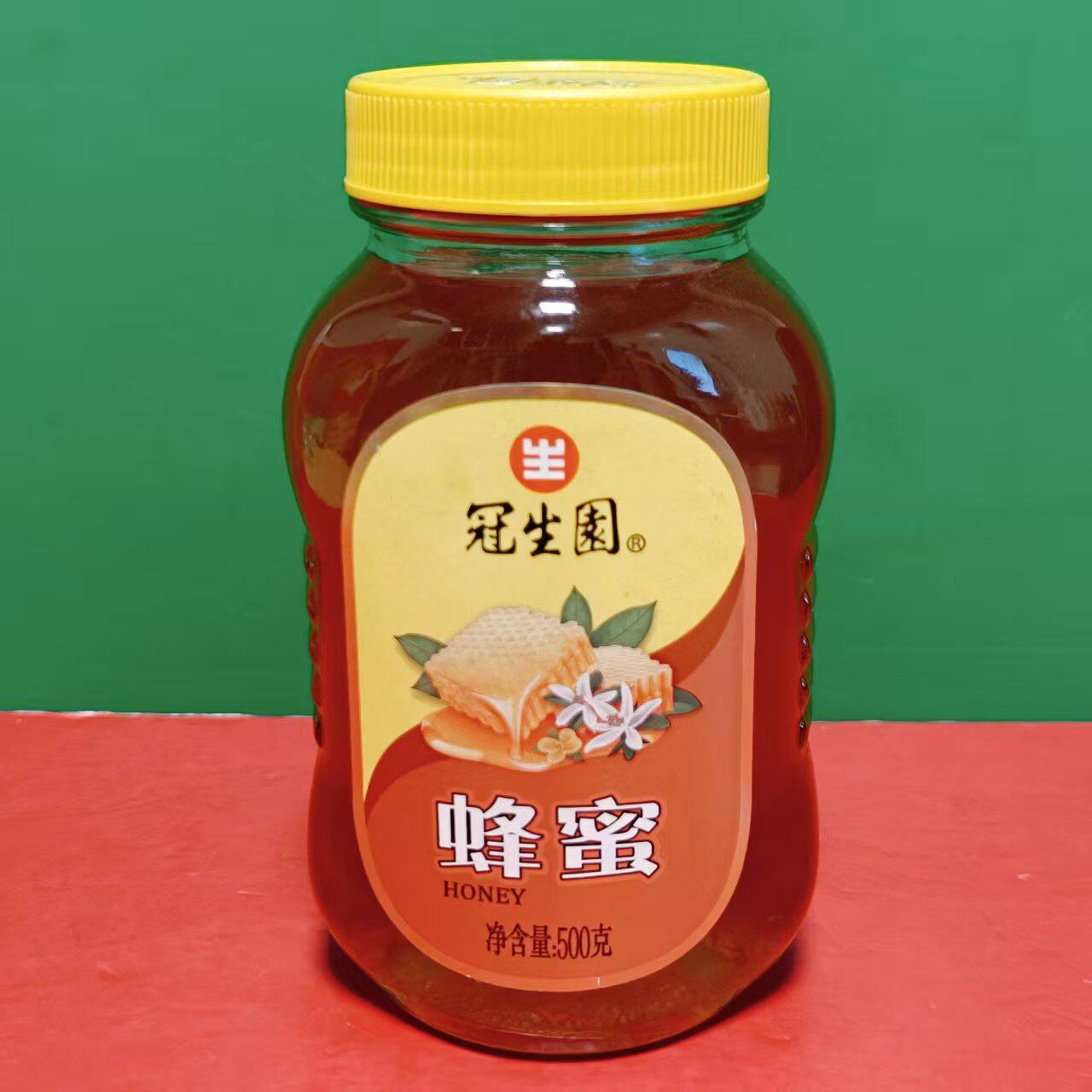 临期特价上海冠生园油菜花洋槐花荆条混合花蜜500g瓶装冲饮品蜂蜜