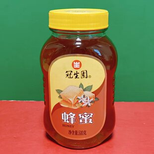 临期特价上海冠生园油菜花洋槐花荆条混合花蜜500g瓶装冲饮品蜂蜜