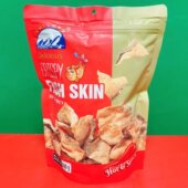 临期特价 休闲零食膨化食品 越南进口越飞来辣味香脆鱼皮100g袋装