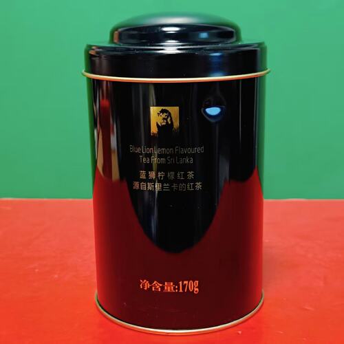 临期特价斯里兰卡进口蓝狮柠檬红茶170g罐装冲泡固体饮料茶叶红茶