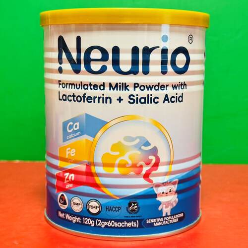 临期特价新西兰进口NEURIO/纽瑞优乳铁蛋白调制乳粉120g(2g*60条)