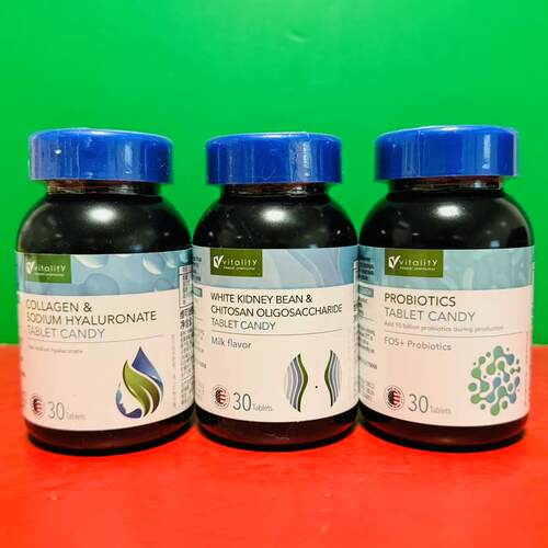 临期特价 美国进口维可派益生菌复合压片糖果白芸豆壳寡糖30g瓶装