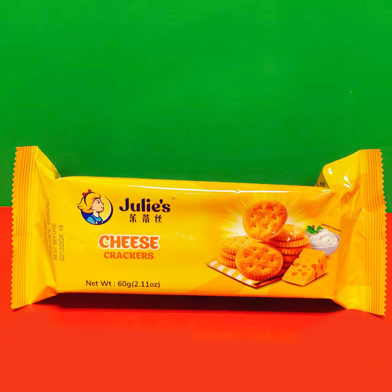 临期特价 马来西亚进口茱蒂丝特脆乳酪饼干60g袋装下午茶零食点心