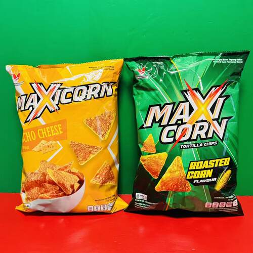 临期特价印尼进口MAXICORN奶酪味玉米片130g袋装煲剧零食膨化食品