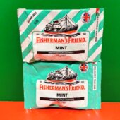 临期特价 硬质糖果 英国进口渔夫之宝特强润喉糖薄荷味糖果25g袋装