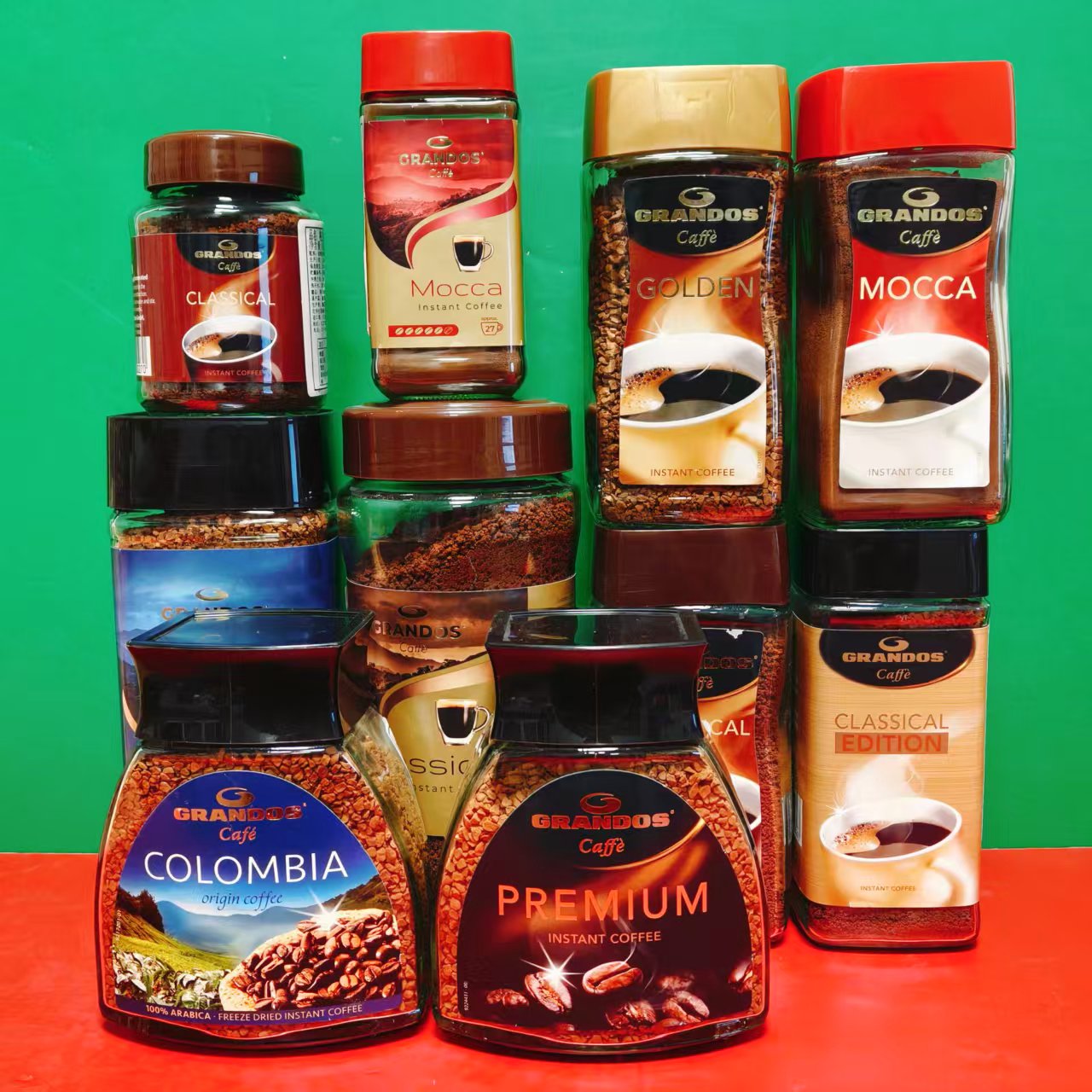 临期特价 德国进口格兰特经典黑咖啡固体饮料瓶装 办公提神冲饮品