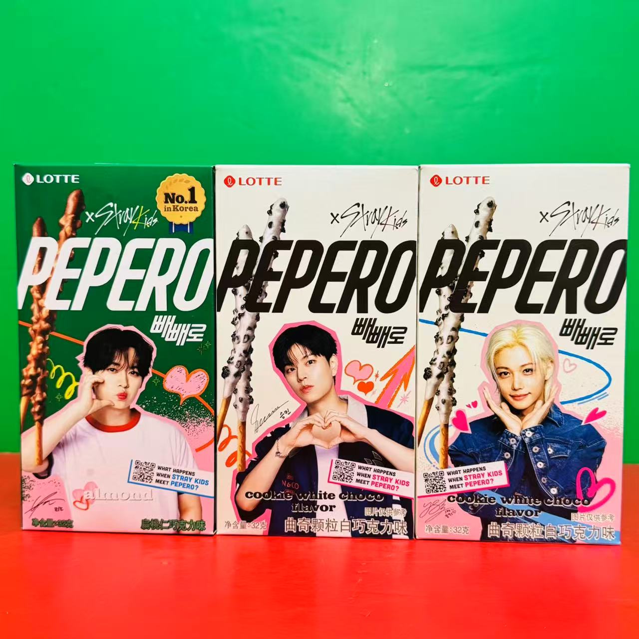 临期特价 韩国进口乐天曲奇颗粒白巧克力味扁桃仁巧克力饼干棒32g