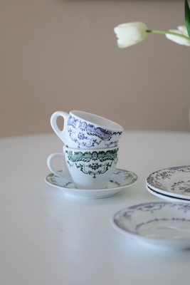 英式田园复古咖啡杯便宜又好看