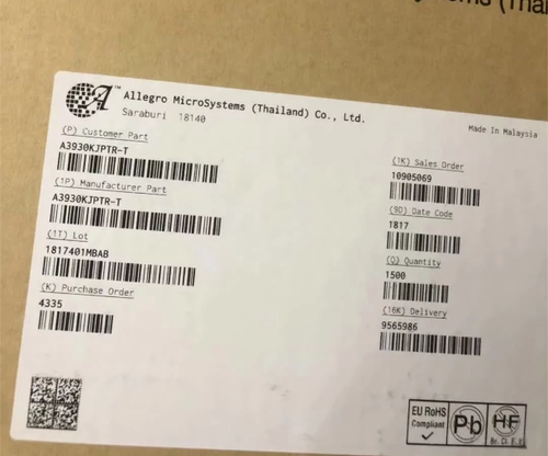 ALLEGRO A3930KJPTR-T A3930KJPT A3930KJP 三相无刷直流电机驱动