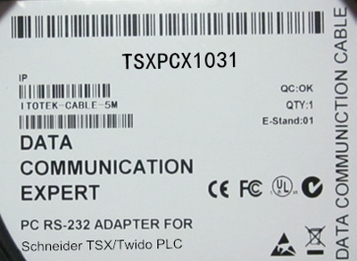 施耐德 Twido系列 PLC编程电缆 TSXPCX1031 RS232接口 PLC下载线
