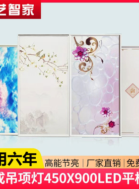 集成吊顶450*900平板灯 LED灯 铝扣板嵌入式大板灯45*90