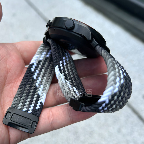 适用华为watch4手表带尼龙编织